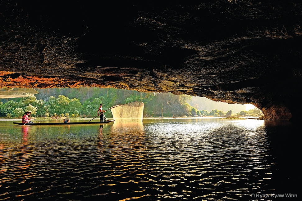 Fisherman and Cave 