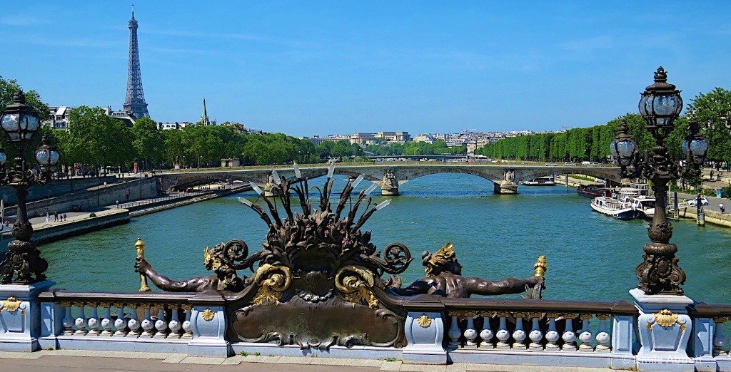 Paris and River Seine