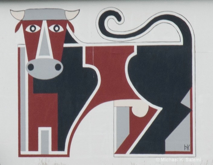 Icelandic Cow Graffiti