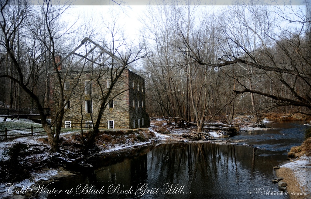 Winter Reflections at the old Grist Mill