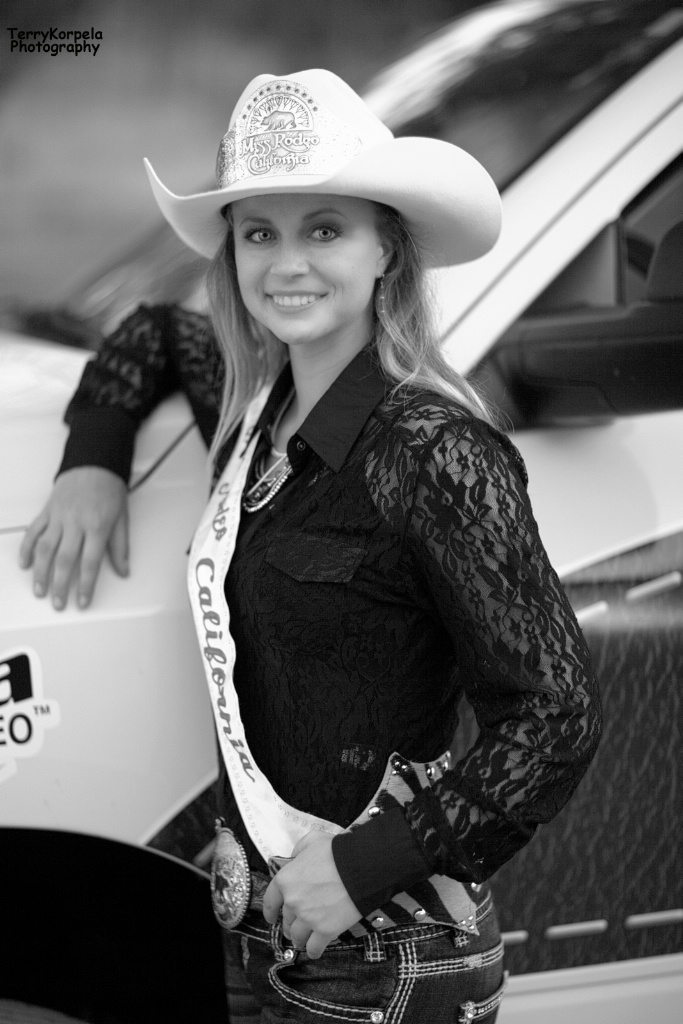 Miss Rodeo California    B&W