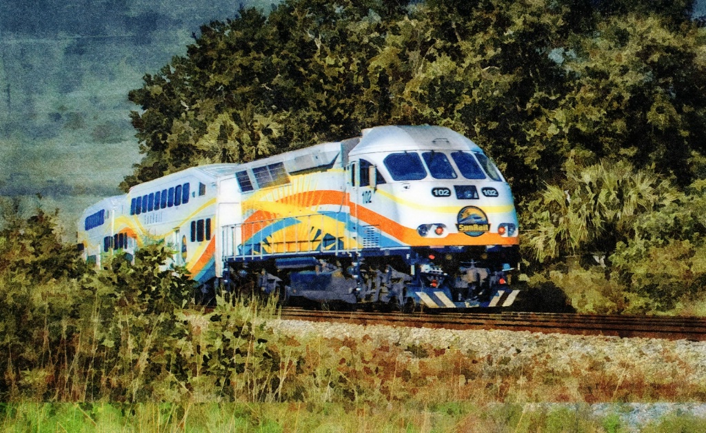 Commuter Train in Orlando, FL