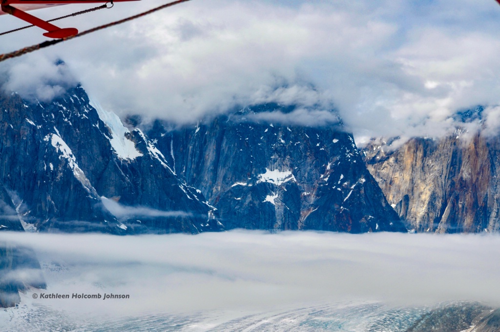 Flying over the Glacier!