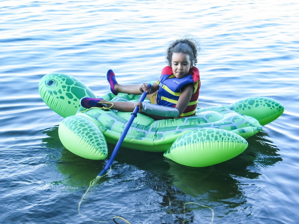 Lesson in Paddling - Even with a broken Arm!