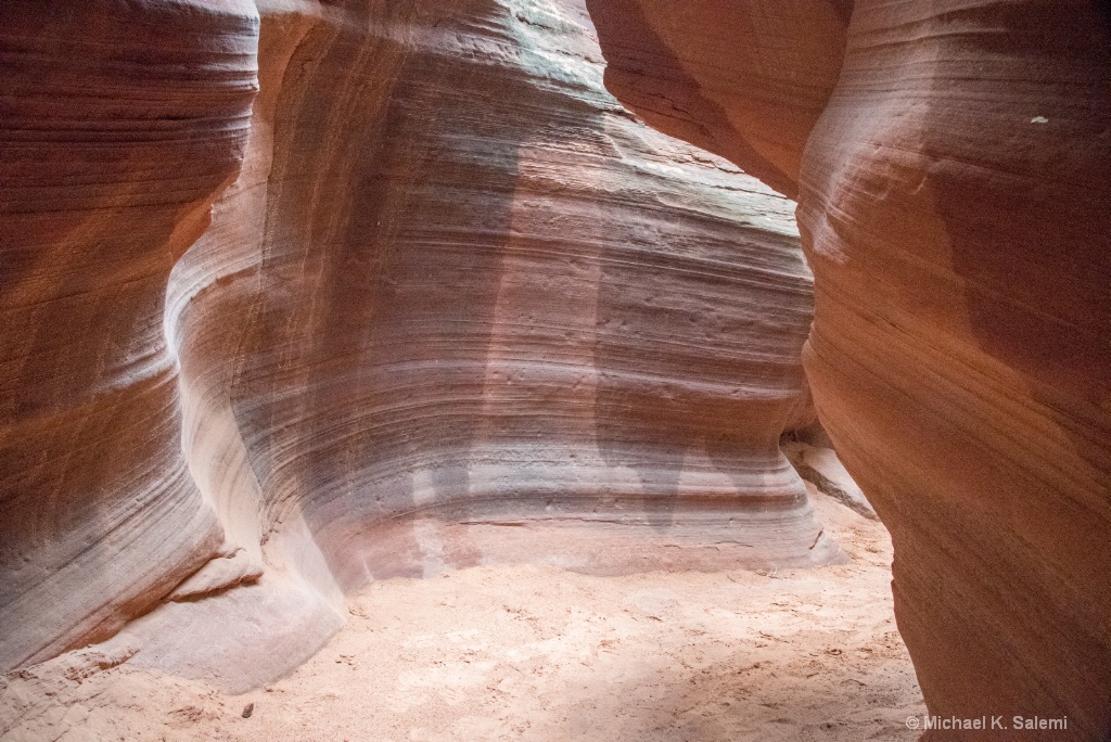 Rain Seeps in Second Slot Canyon