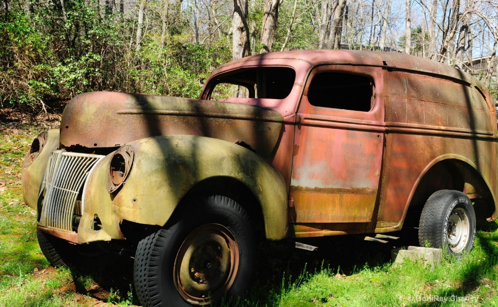 Old cars and trucks
