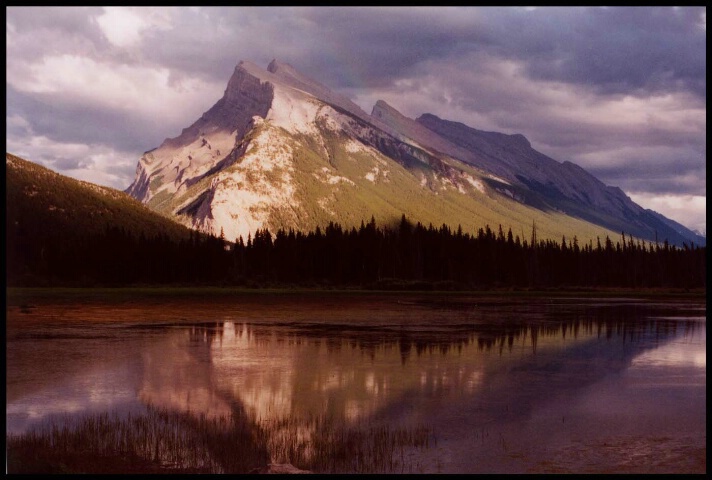 Mount Rundle Reflected