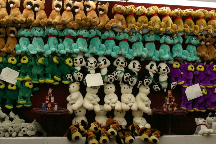 Stuffed animals at carnivals