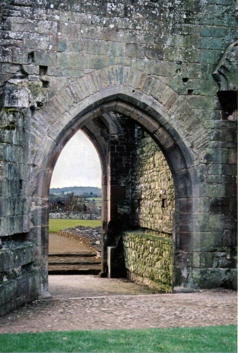 Through the castle door, Chepstow Castle, Wales - ID: 42335 © Sharon E. Lowe
