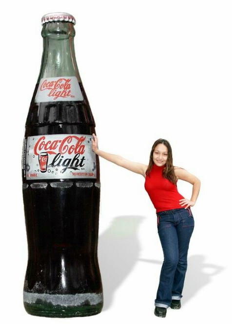 Yeritza and her CocaCola Light