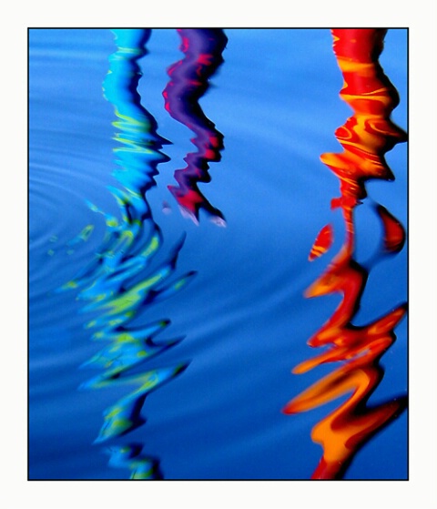 Water Abstract-Made by a Duck