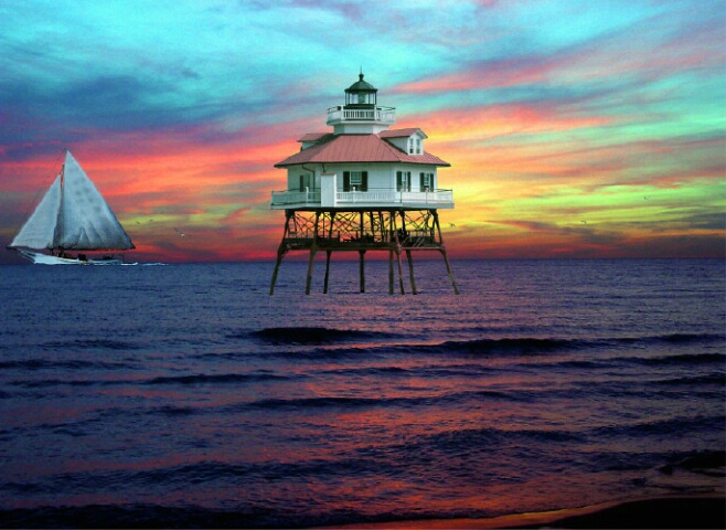 Drum Point Md. Lighthouse Restoration