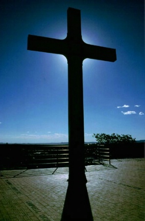 Cross Overlooking Santa Fe