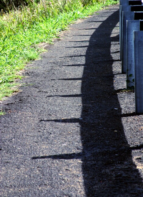 Side railing shadows