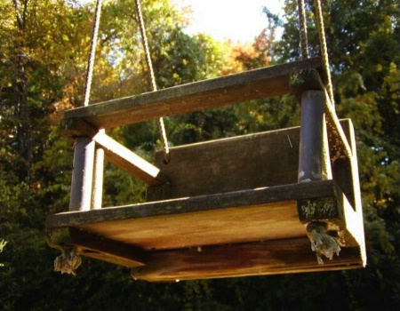 Childs Swing from Toddler Height