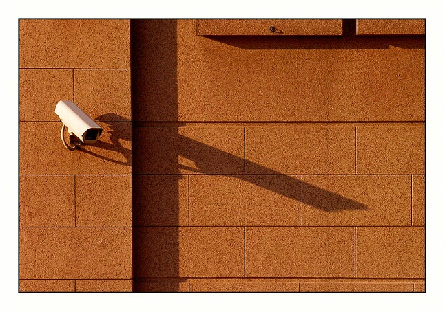 camera, shadow & wall