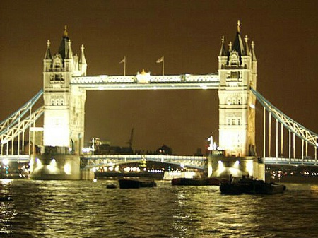 Tower Bridge, London, England.