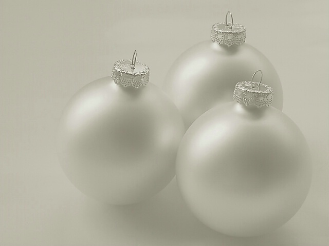 Three ornaments