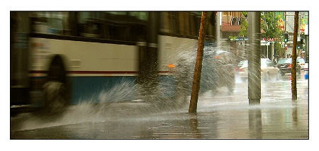 after rain-street scene