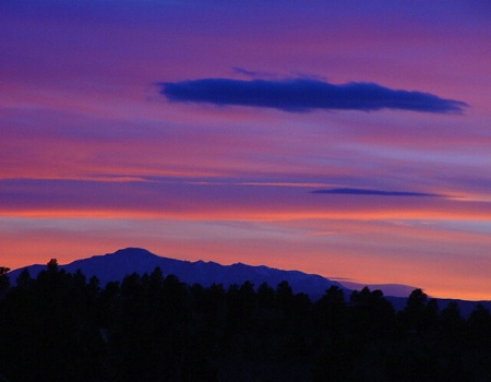 Pike's Peak From My Window