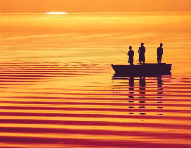 Photography Contest Grand Prize Winner - Boys Fishing on Honeoye Lake