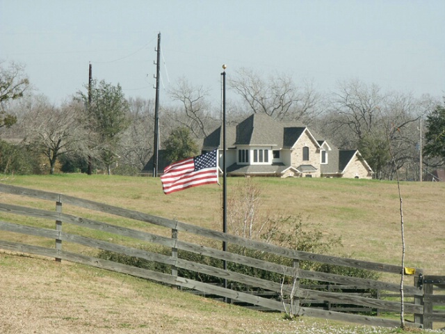 Grieving Flag, What a difference a day makes...