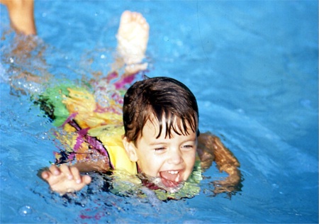 Boy in Pool 2