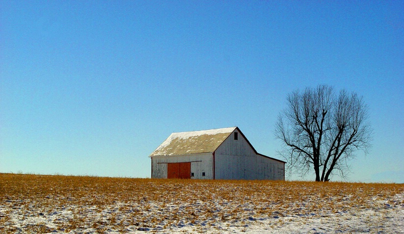 Barn, Sky, Tree, Pennsylvania - ID: 78636 © John W. Davis