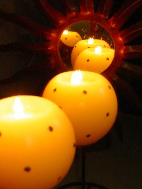 candle reflection
