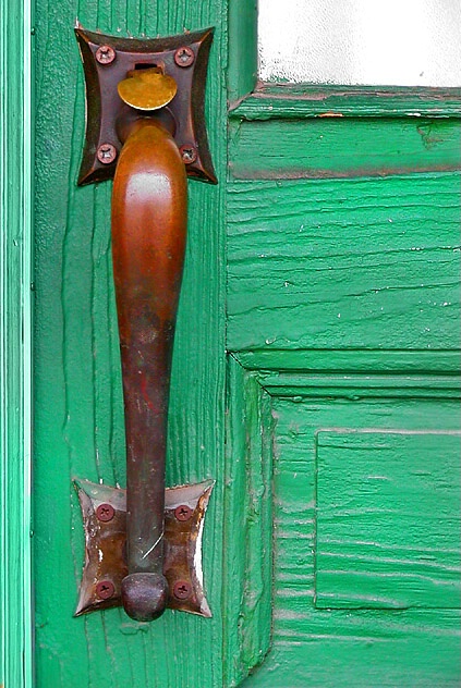 Green Door Handle