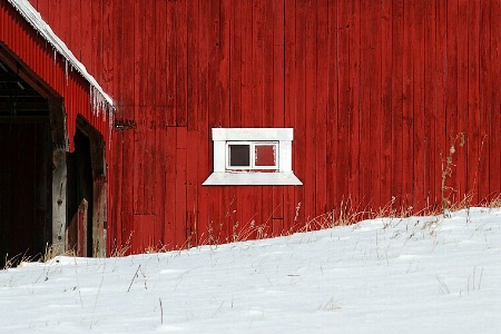 Winter Barn