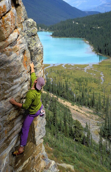 climbing trip in Jasper National Park 