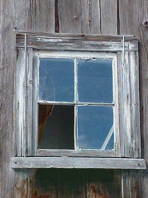 Broken Barn Window