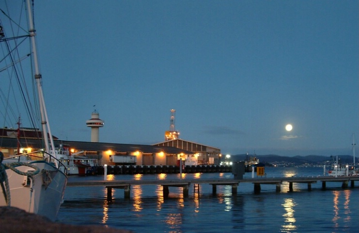Port of Hobart at Twilight