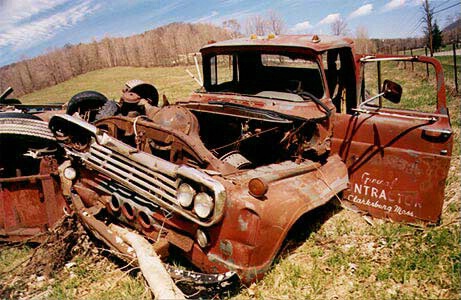 Wrecked Truck