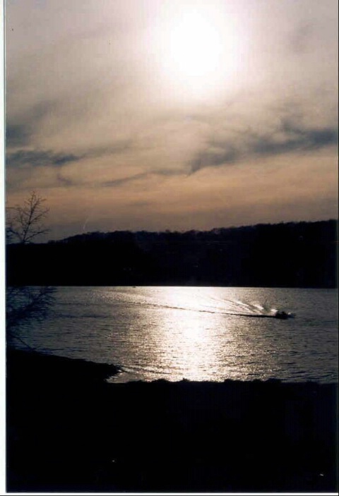 Reservoir at Sunset