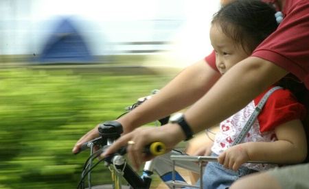 cycle ride with dad