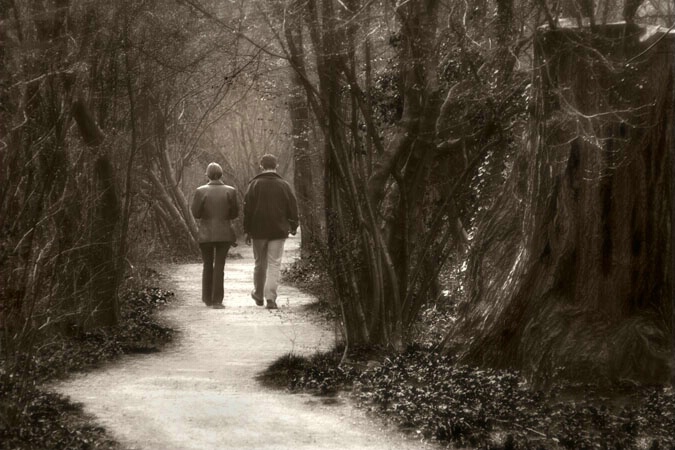 Walkers in Brussels