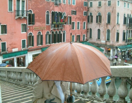 Rialto Bridge In The Rain