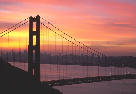 Golden Gate Sunrise, California