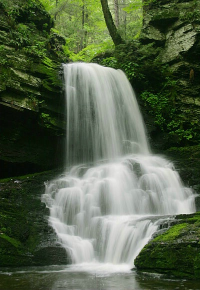 Bridal Veil Falls,Bushkill, PA.