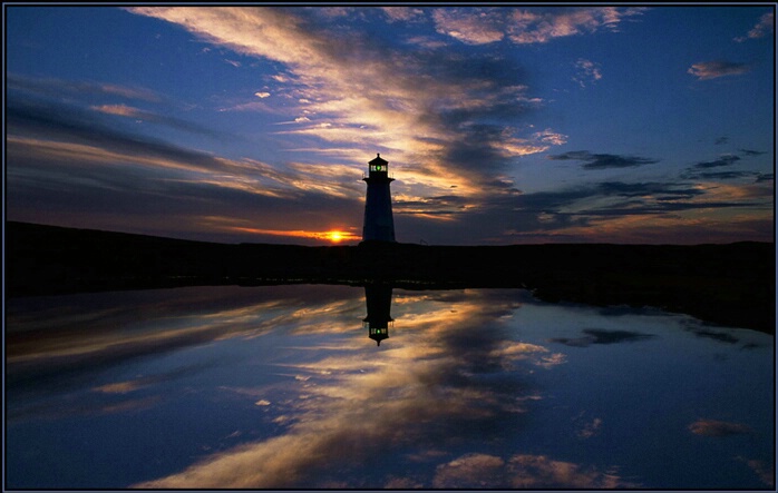 Peggy's Cove Reflection