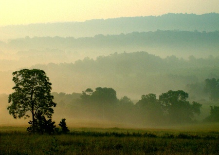 Receding Ridgetops