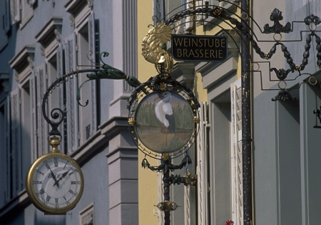 Clock Shop Signs, Zurich