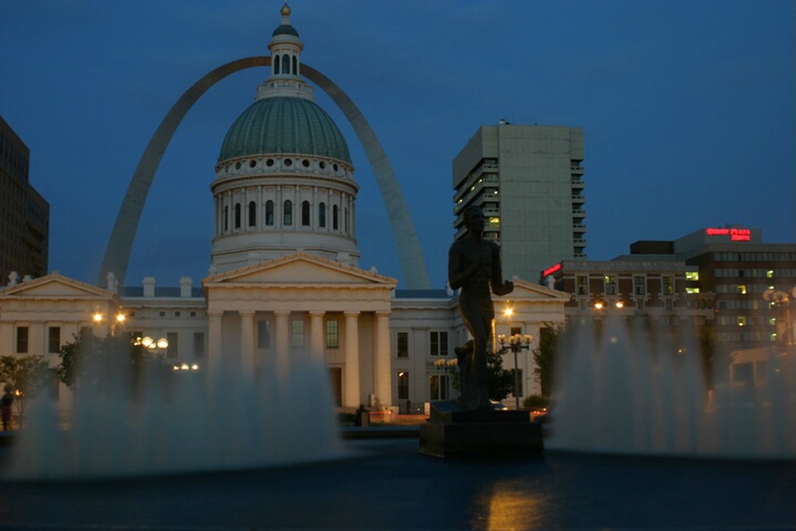 Downtown Evening - ID: 140403 © Rhonda Maurer