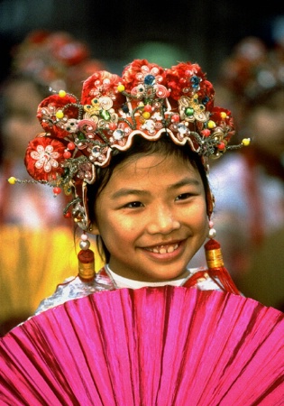 Asian Girl at Festival
