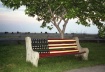 Patriotic Bench