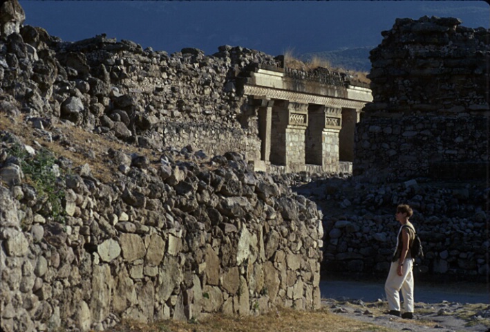 Exploring the Ruins, Mexico