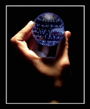 blue crystal ball