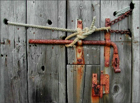 Boat-shed door